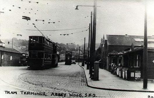 tram terminus, Abbey Wood